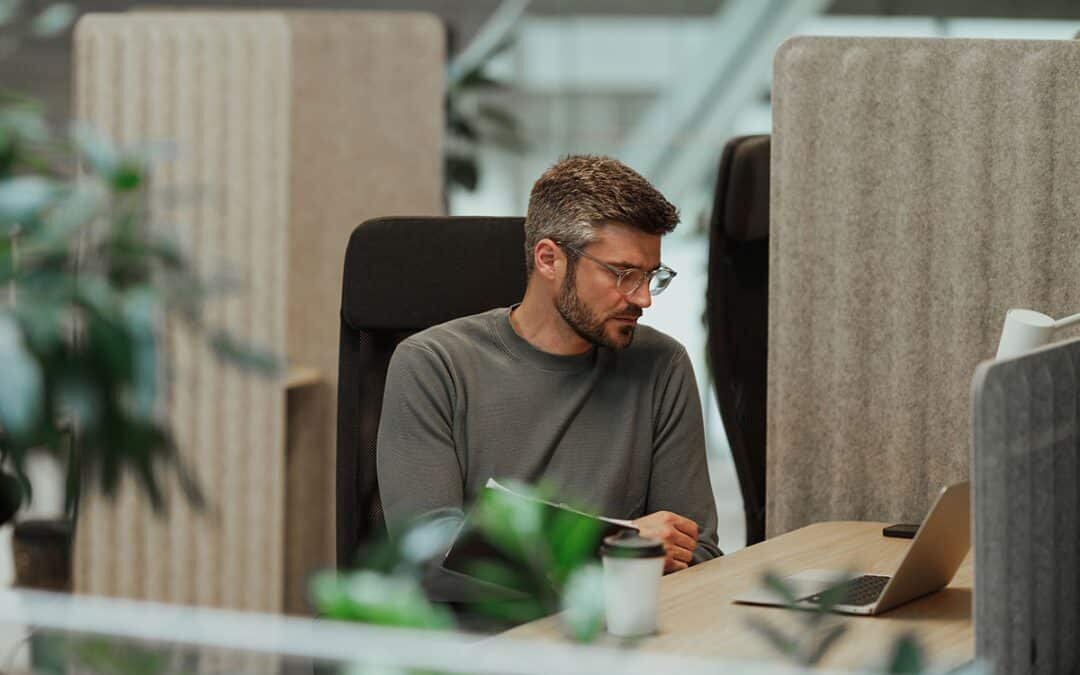businessman working in office