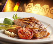 Salmon at Wild River Grille, Located in the Riverwalk District