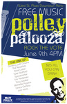 Polley-Palooza Music Poster