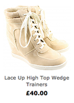 wedge trainers
