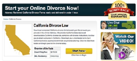 california divorce forms
