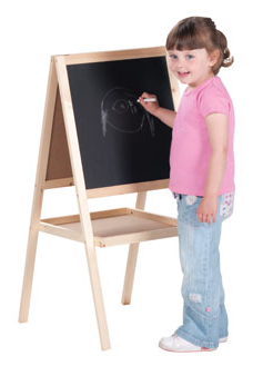 deluxe wooden easel