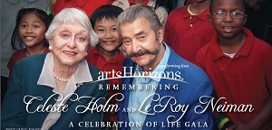 Arts Horizons Benefactors Celeste Holm and LeRoy Neiman