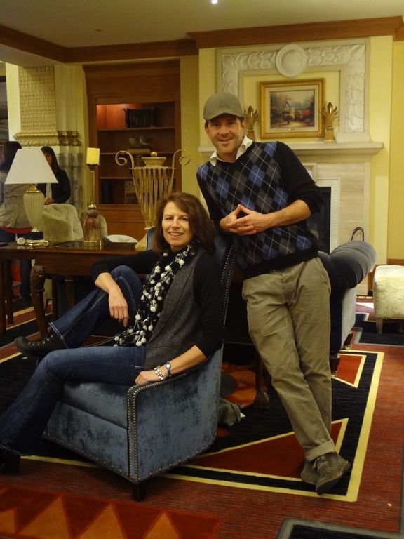 Barbara Heil-Sonneck with Matthew Finlason of "The Stagers" 