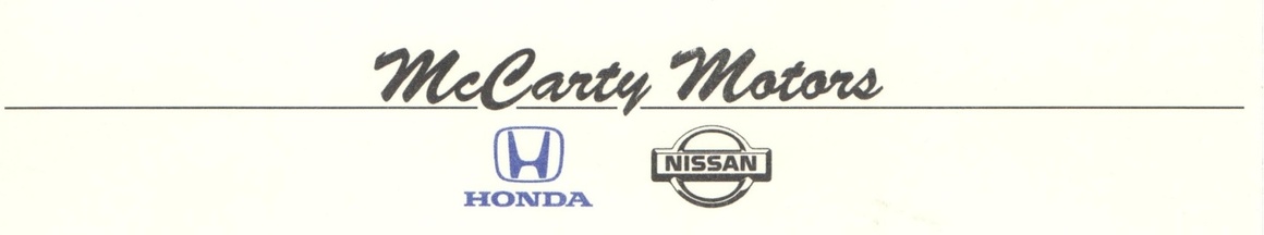 McCarty Honda Nissan Overstock Event