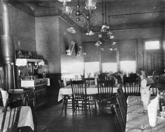 Inside the Historic Riverside Hotel Dining Room