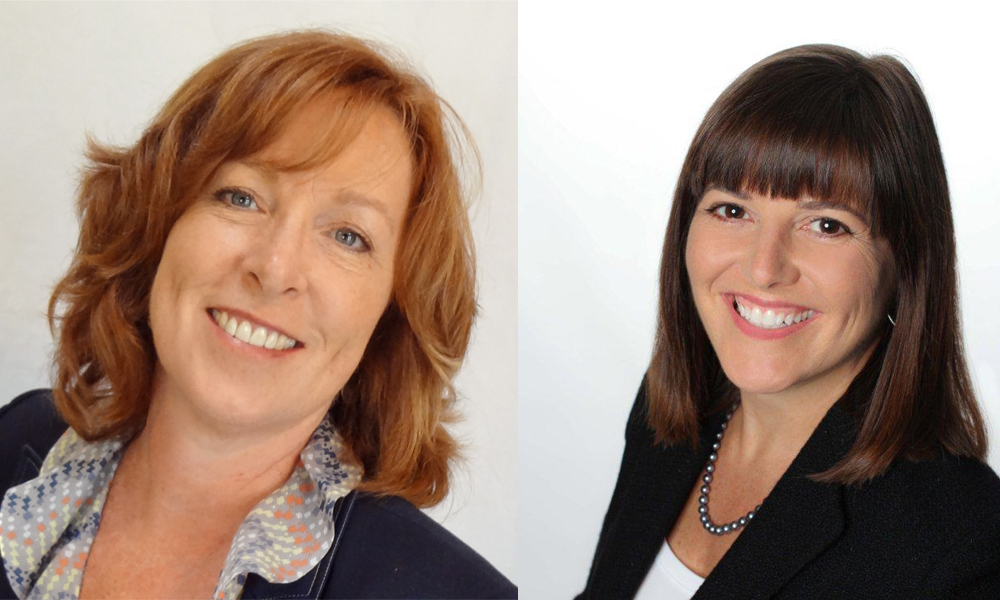 Bonnie Wylde (l) and Michele Monetti