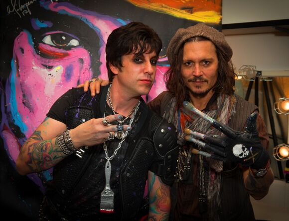 Johnny Depp and Rock DeMarco
