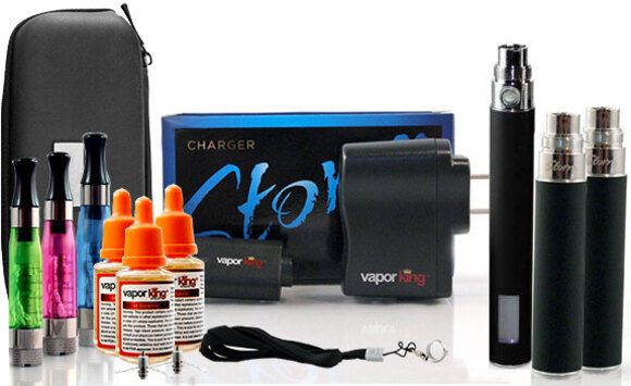 Vapor Cottage-Vapor King Storm Clearomizer Ultimate Starter Kit. 