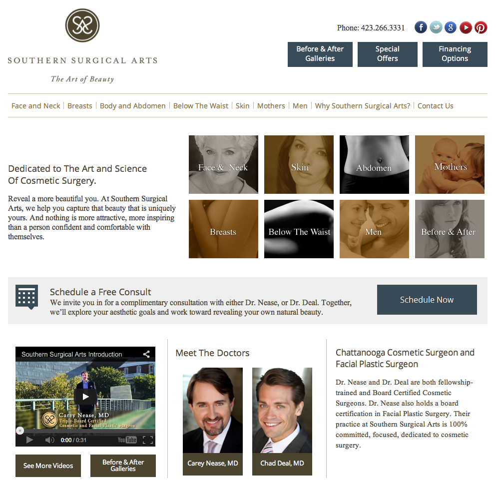 Southern Surgical Arts Launches New Website Features to Enhance User Experience