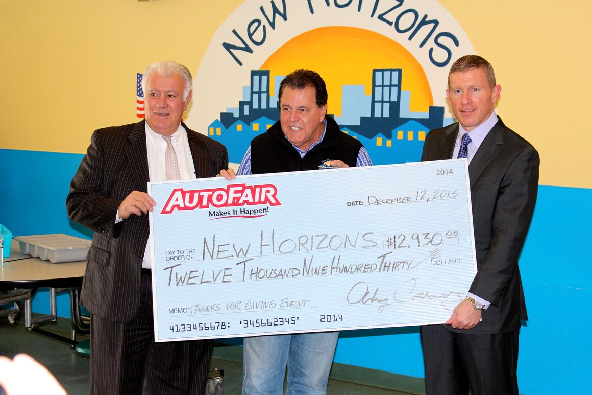AutoFair Donates Record $12,930 to New Horizons