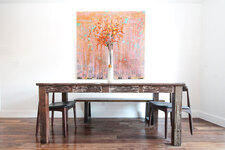 reSAWN TIMBER co.'s WILLIAMSPORT Black Walnut flooring at 255 Columbia St. in Brooklyn, NY