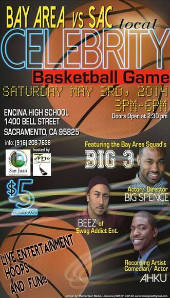 BIG SPENCE Participates in Celebrity Basketball Game