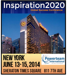 Inspiration2020 in NYC June 13 -15, 2014! 
