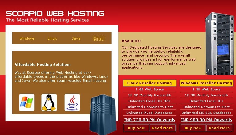 Web Hosting Chennai