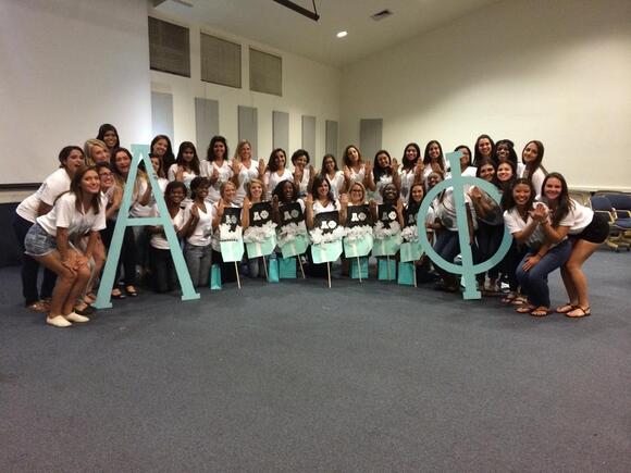 Alpha Phi Fall 2014 : Alpha Phi At Barry University Welcomes New Chapter Advisor And President