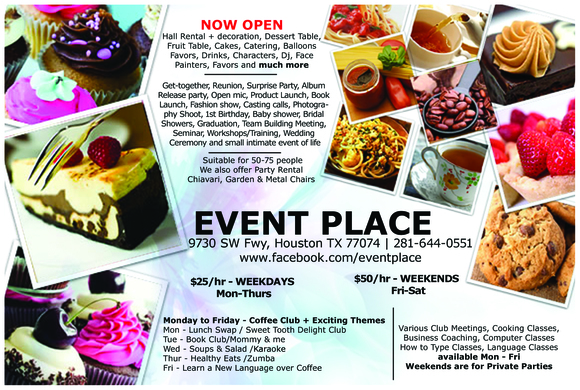 The Event Place by Stafford Events Opens in Houston Texas