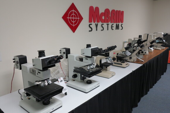 Microscope Sale Items: Large Microscope Auction from McBain Systems 