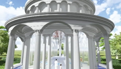 Exterior View of Tree of Freedom Iraq and Afghanistan War Memorial