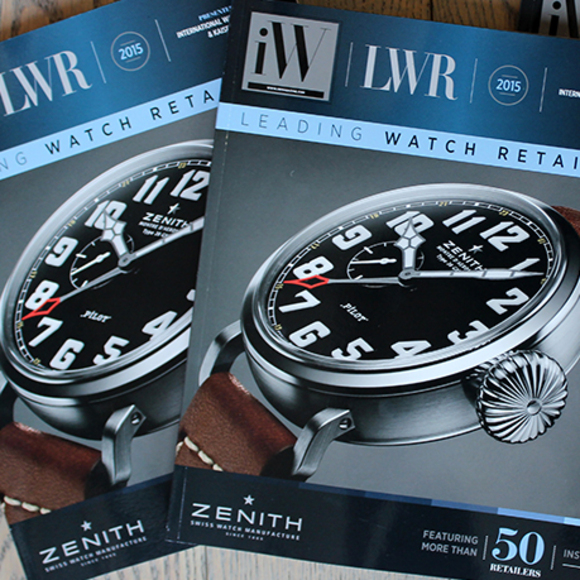 iW Magazine Leading Watch Retailers 2015