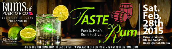 Taste of Rum 2015 Banner