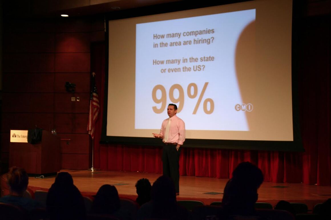 Rick Sears Speaks to Harris School of Business Students