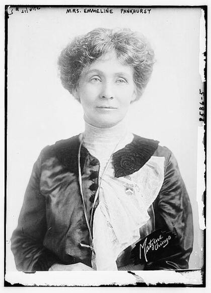 Emmeline Pankhurst, 1912. Library of Congress. 
