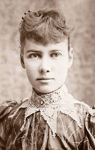 Elizabeth Cochran, aka Nellie Bly (1864-1922). Photo: circa 1890.