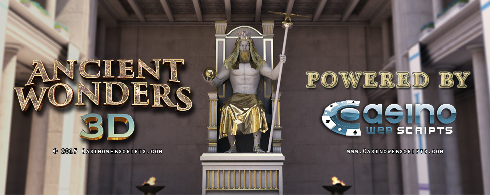 Ancient Wonders 3D Cinematic Slot Powered by Casinowebscripts.com