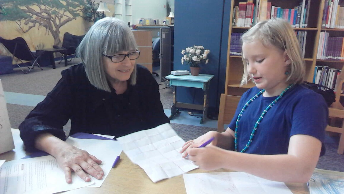 Illustrator Susan L. Roth and author Violetta J. Lamb work together on the book