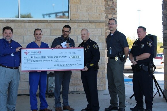 Legacy ER & Urgent Care Honors North Richland Hills’ First Responders