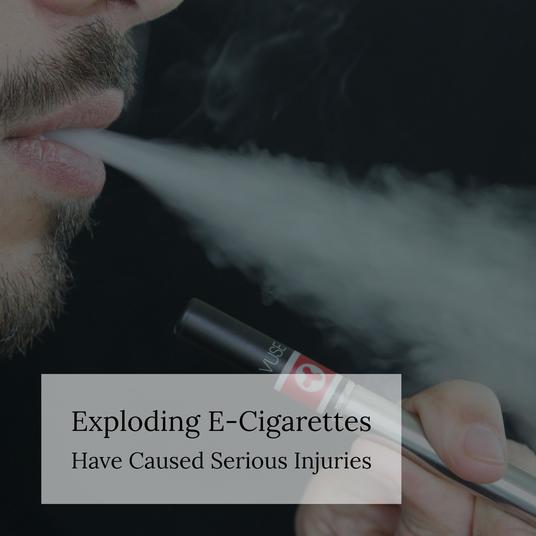 Defective Products Lawyer Discusses FDA Takes Action On Exploding E-cigarettes