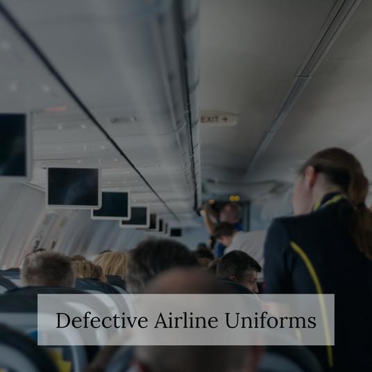 Aviation Defective Products Lawyer Discusses Airline’s Uniforms Causing Sickness
