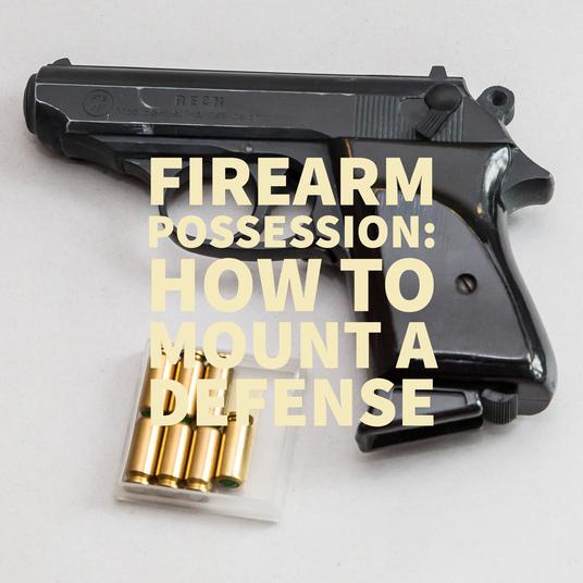 Defending Firearm Possession Cases Explained By A Dallas Criminal Defense Lawyer