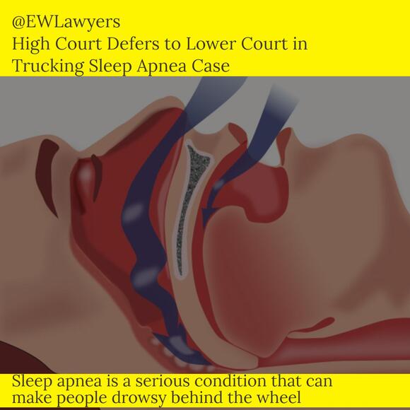 SCOTUS Refuses to Hear Trucking Sleep Apnea Case