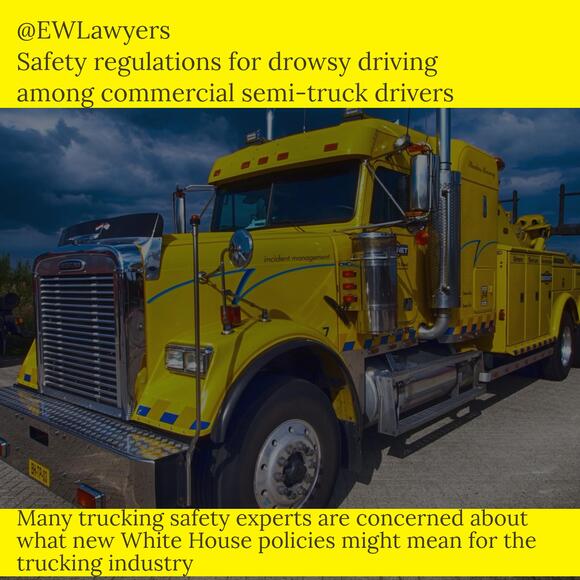 Eberstein Witherite Principal Discusses Drowsy Driving, Rest Break Rules for Truckers