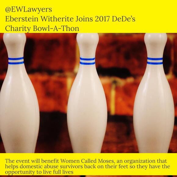 Eberstein Witherite Joins K104 to Benefit Women Called Moses at Charity Bowl-A-Thon