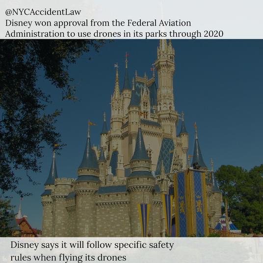 Airline Accident Lawyer - Disney Gets Federal Approval To Fly Drones