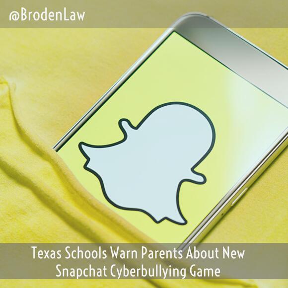 Texas Schools Warn Parents About New Snapchat Cyberbullying Game