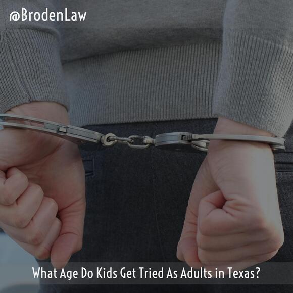 What Age Do Kids Get Tried As Adults in Texas?