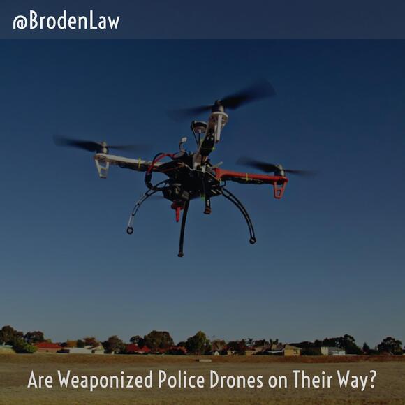 Are Weaponized Police Drones on Their Way?
