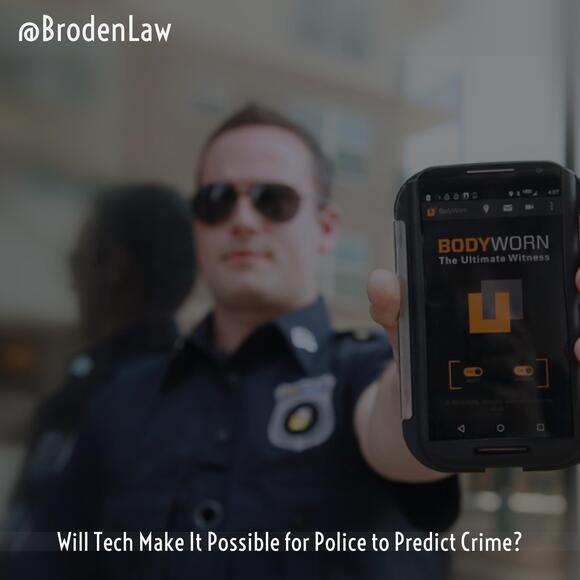Will Tech Make It Possible for Police to Predict Crime?