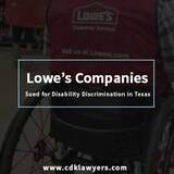 Lowe’s Companies Sued for Disability Discrimination in Texas