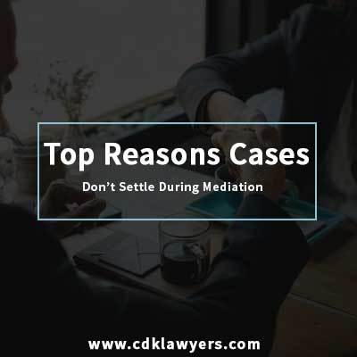 Dallas employment Lawyer - Top Reasons Cases Don’t Settle During Mediation