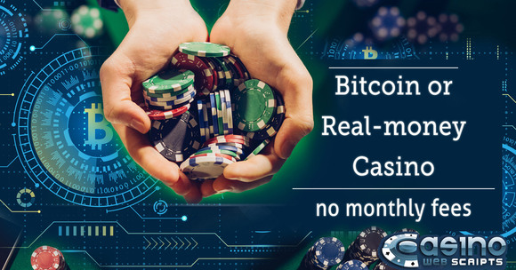 Start your bitcoin or real money casino with no monthly fees