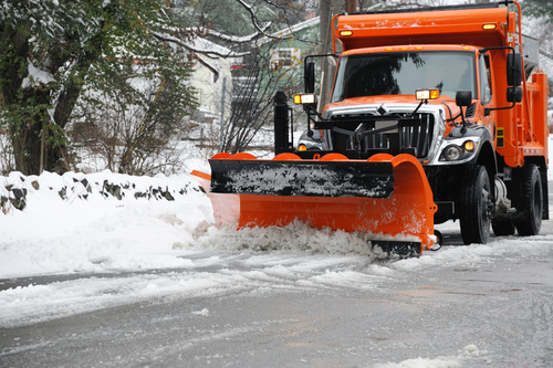 Snow Plows and Accidents on the Road