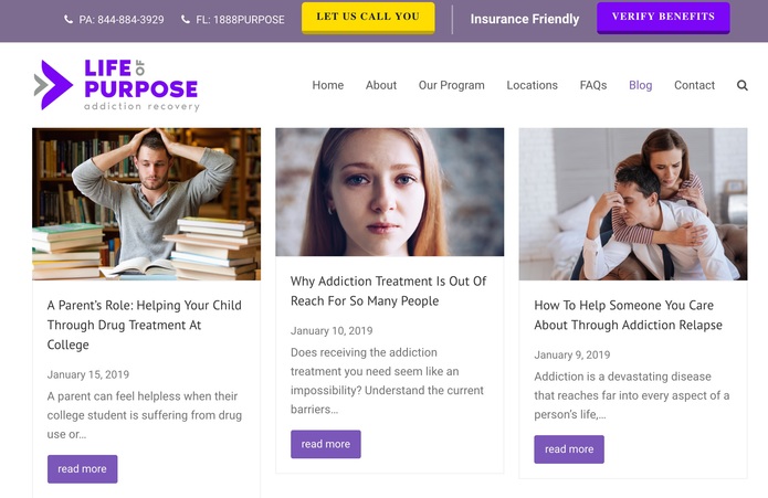 Life Of Purpose Drug Treatment Centers Address Major Challenges in Overcoming Addiction