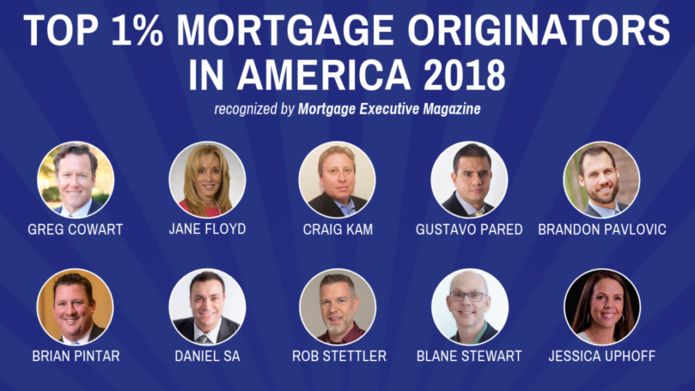 NFM Lending Loan Originators named among Top 1% by Mortgage Executive Magazine
