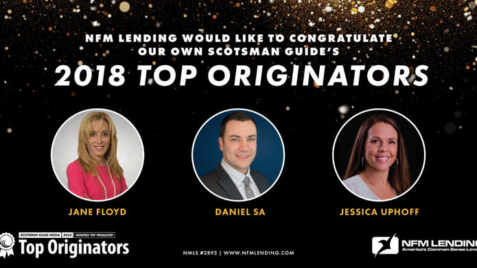 NFM Lending Loan Originators named among Scotsman Guide’s Top Originators 2018