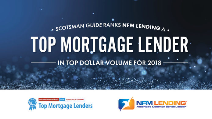 NFM Lending Ranked in the Top Mortgage Lenders 2018